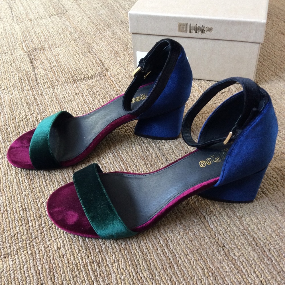 LulaRoe Velvet Gatsby Heel